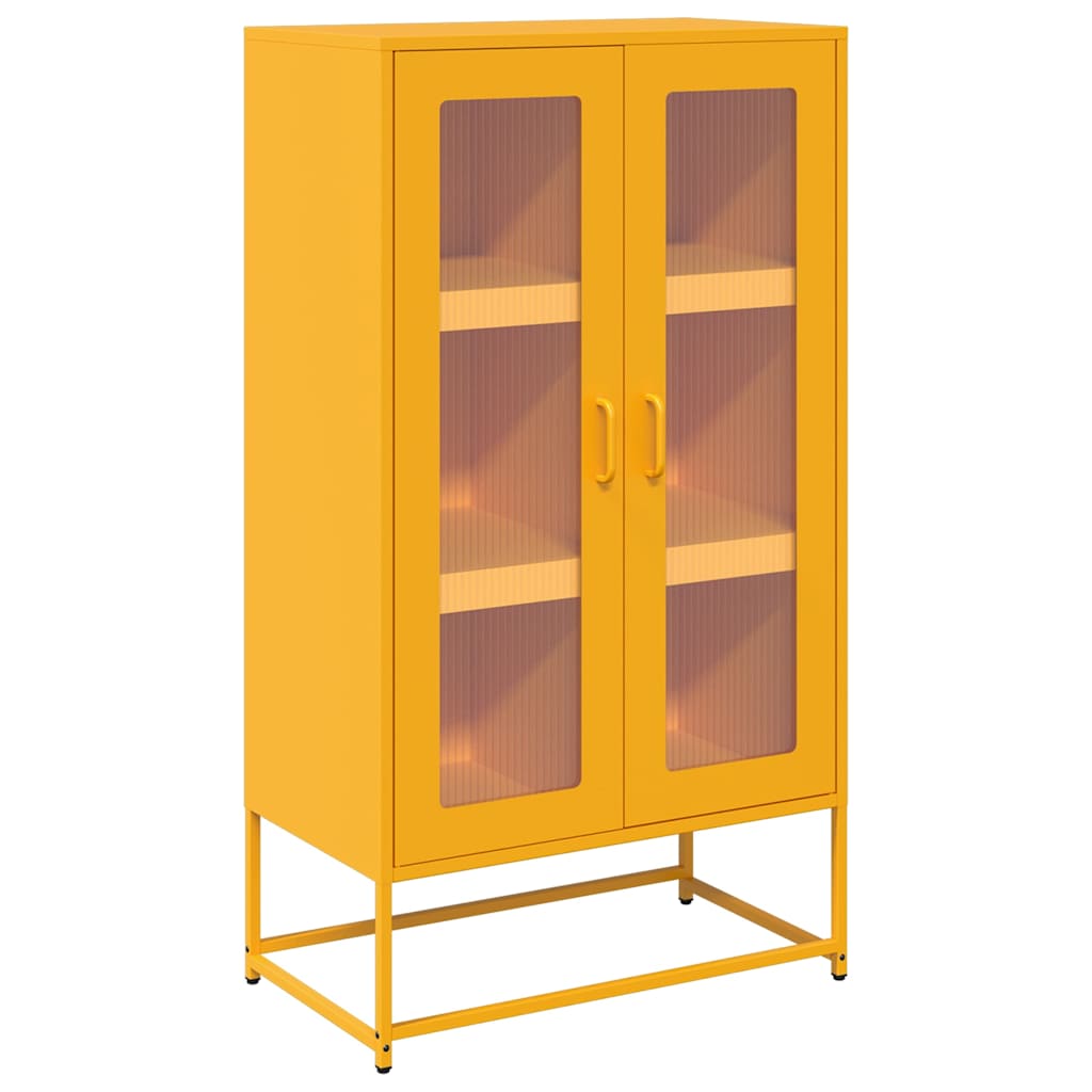 Highboard Sinepdzeltens 68X39X123 Cm Tērauds