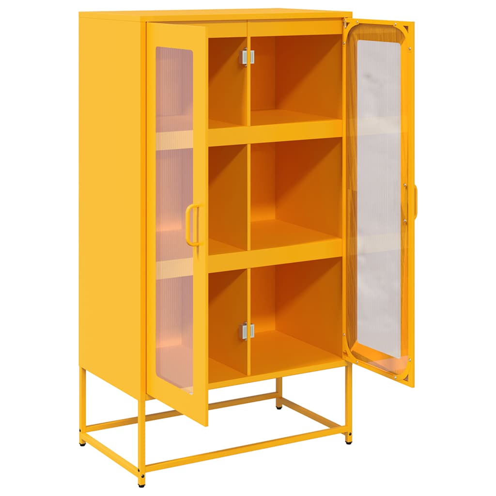Highboard Sinepdzeltens 68X39X123 Cm Tērauds