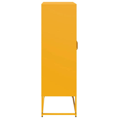 Highboard Sinepdzeltens 68X39X123 Cm Tērauds