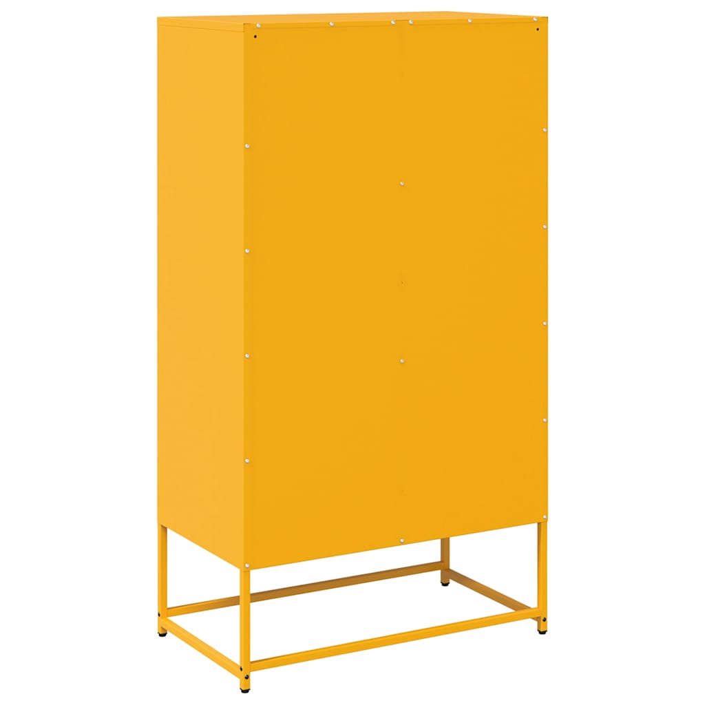 Highboard Sinepdzeltens 68X39X123 Cm Tērauds