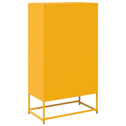 Highboard Sinepdzeltens 68X39X123 Cm Tērauds