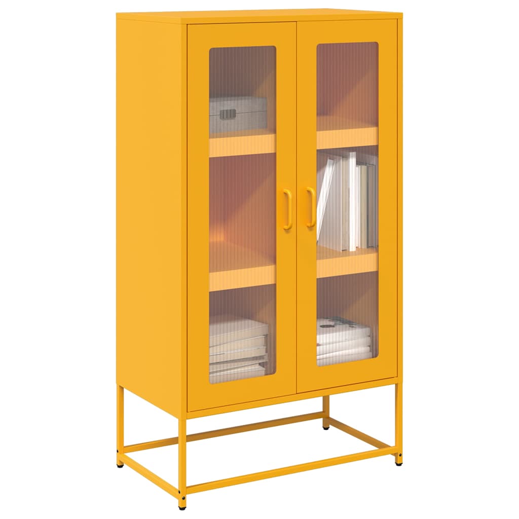 Highboard Sinepdzeltens 68X39X123 Cm Tērauds