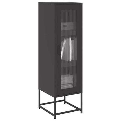 Highboard Black 36X39X123 Cm Auksti Velmēts Tērauds