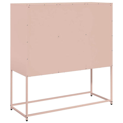 Kumode, Rozā, 100,5X39X107 Cm, Auksti Velmēts Tērauds