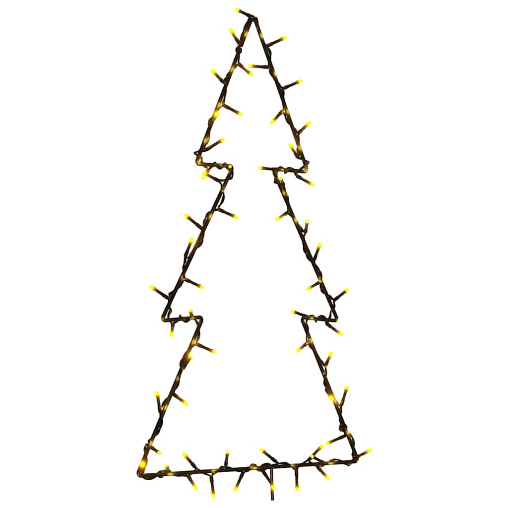 Ziemassvētku Gaismas Ziemassvētku Eglītes Siluets 80 Led