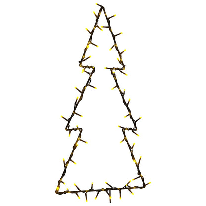 Ziemassvētku Gaismas Ziemassvētku Eglītes Siluets 80 Led