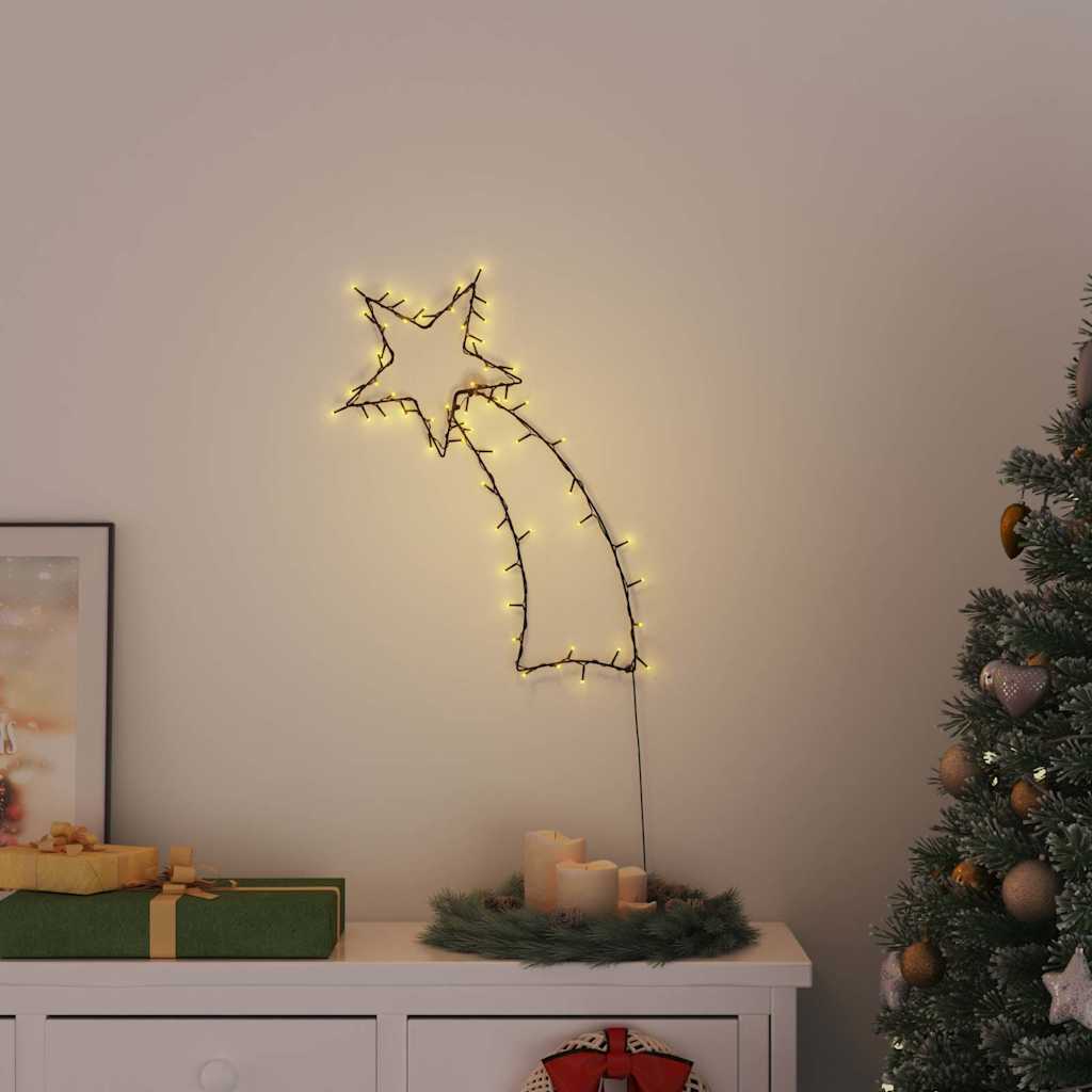 Ziemassvētku Gaismas Krītošās Zvaigznes Siluets 115 Leds