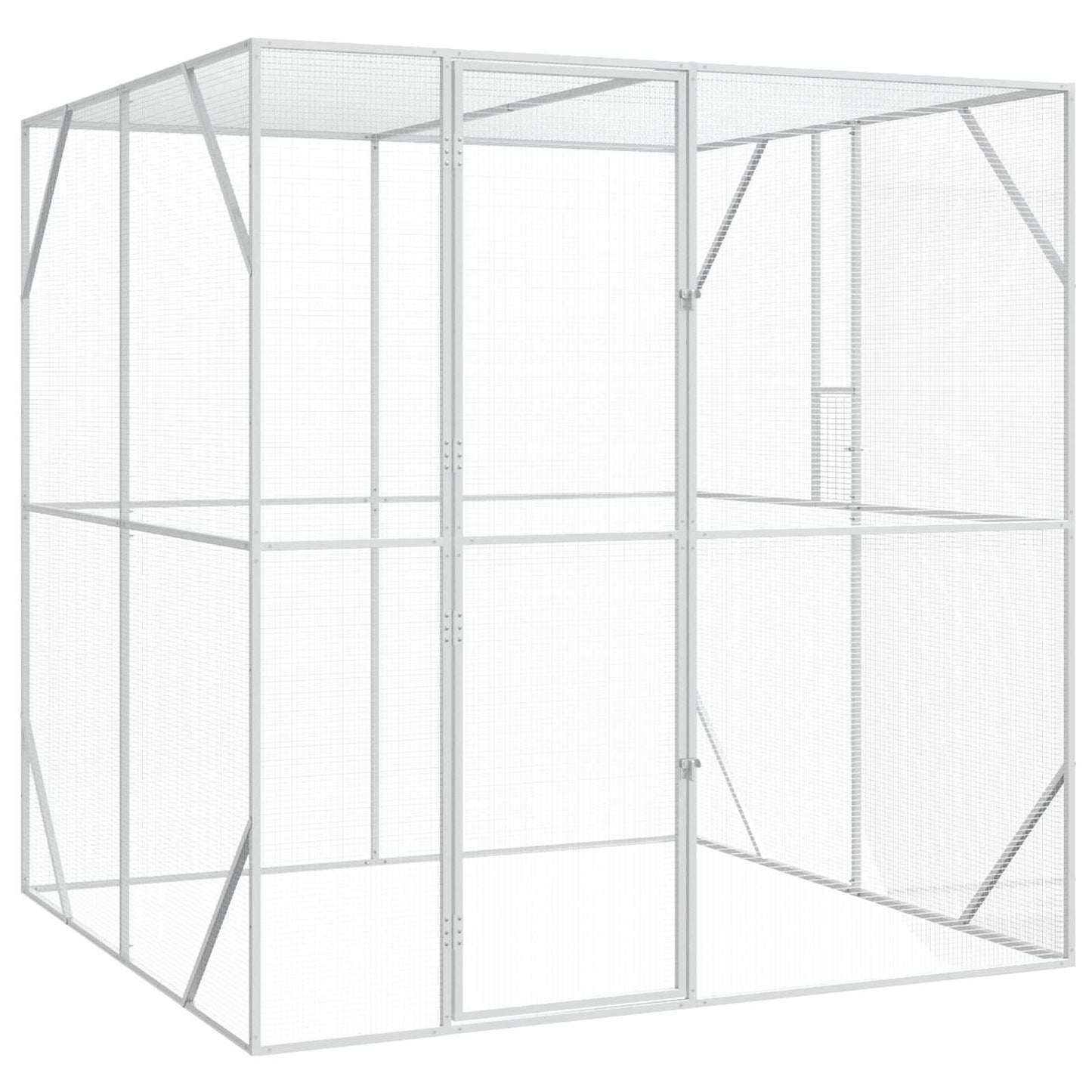Putnu Būris Sudraba 209 X 202 X 214 Cm