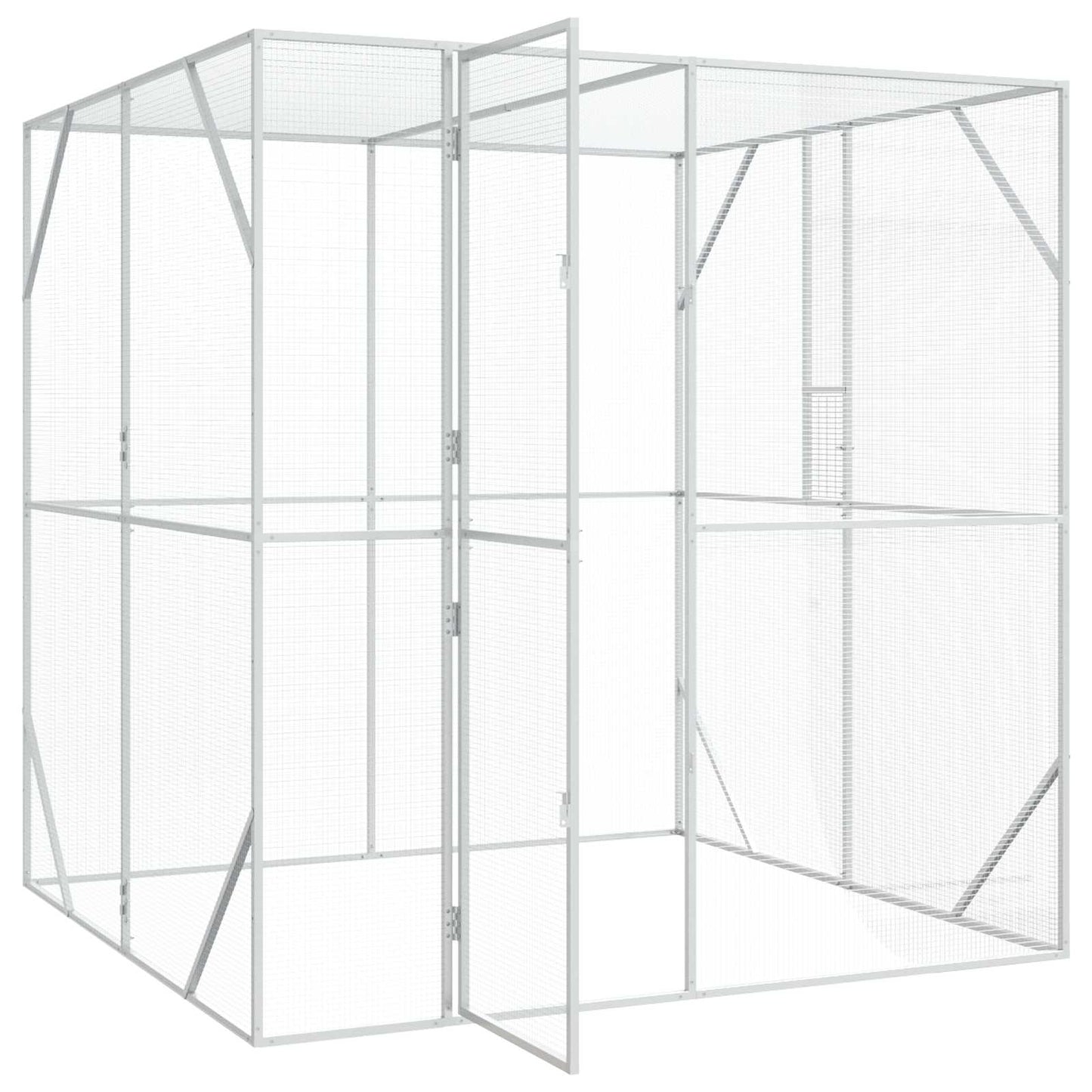 Putnu Būris Sudraba 209 X 202 X 214 Cm