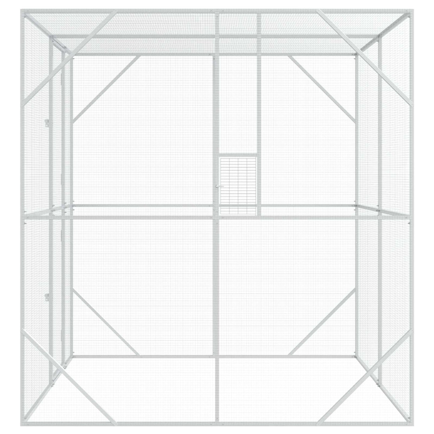 Putnu Būris Sudraba 209 X 202 X 214 Cm