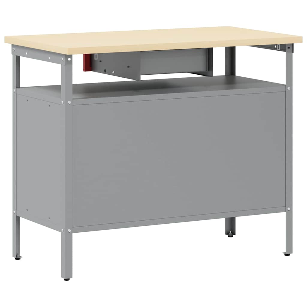 Darbagalds Ar Atvilktni Sarkans Un Pelēks 100 X 55 X 85 Cm