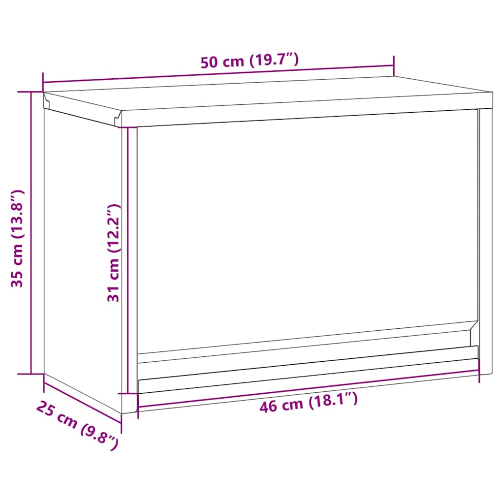 Rīku Skapis Ar Uzglabāšanu Un Pelēks 50 X 25 X 35 Cm