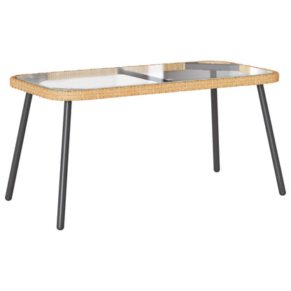 Kafijas Galdiņš Brūns Un Melns 90 X 45 X 43 Cm Poliratāns