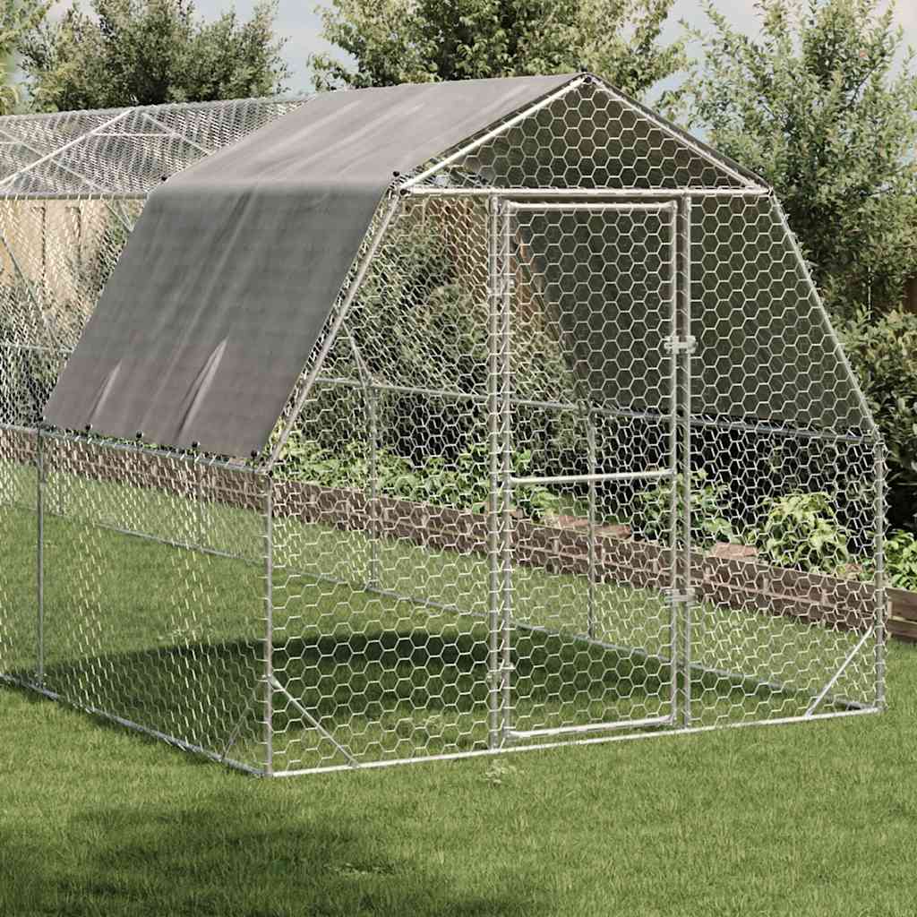 Vistas Skrējiens Ar Jumtu, 2,5X12X2,25 M, Cinkots Tērauds