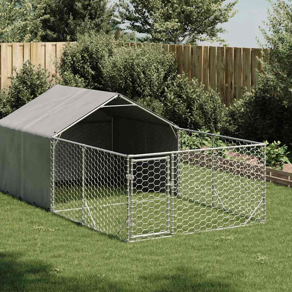 Āra Suņu Audzētava Ar Skrējienu, 6X2X1,5 M, Cinkots Tērauds