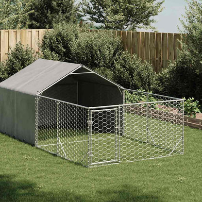 Āra Suņu Audzētava Ar Skrējienu, 6X2X1,5 M, Cinkots Tērauds