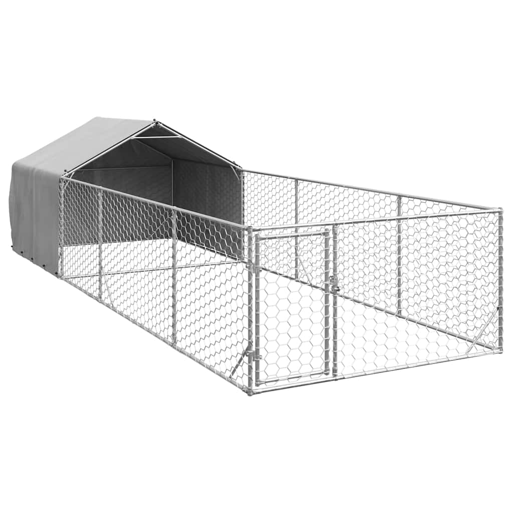 Āra Suņu Audzētava Ar Skrējienu, 6X2X1,5 M, Cinkots Tērauds
