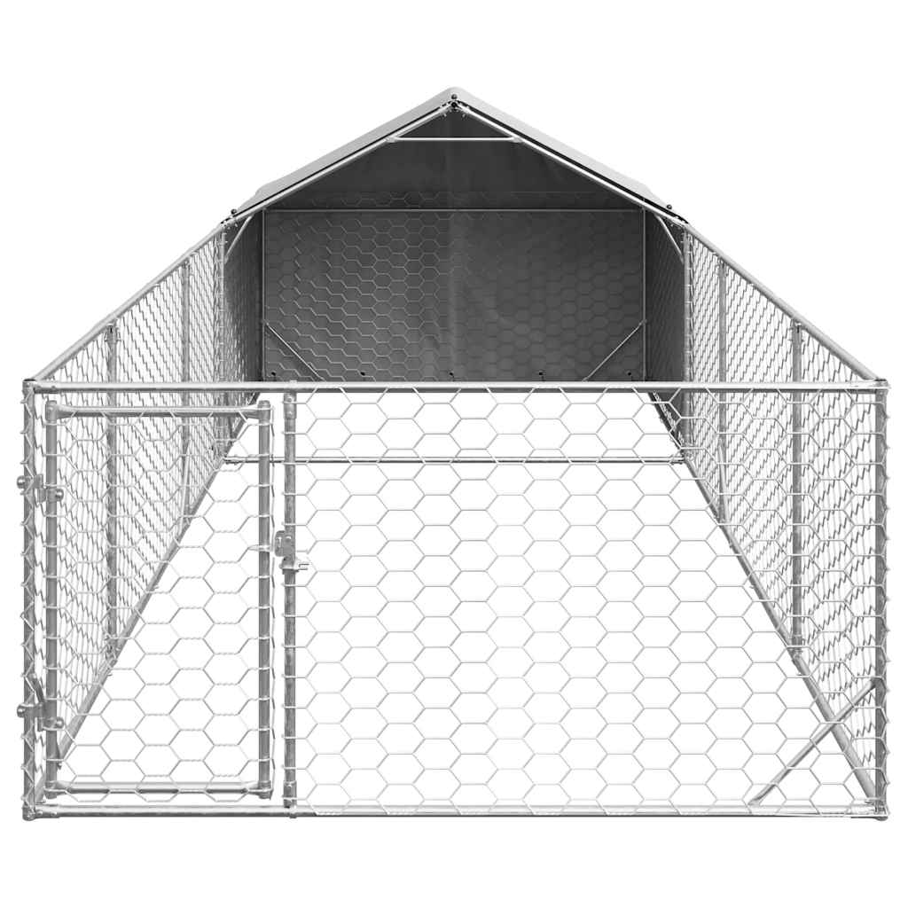 Āra Suņu Audzētava Ar Skrējienu, 6X2X1,5 M, Cinkots Tērauds