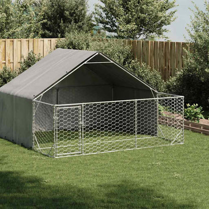 Āra Suņu Audzētava Ar Skrējienu, 6X2X1,5 M, Cinkots Tērauds