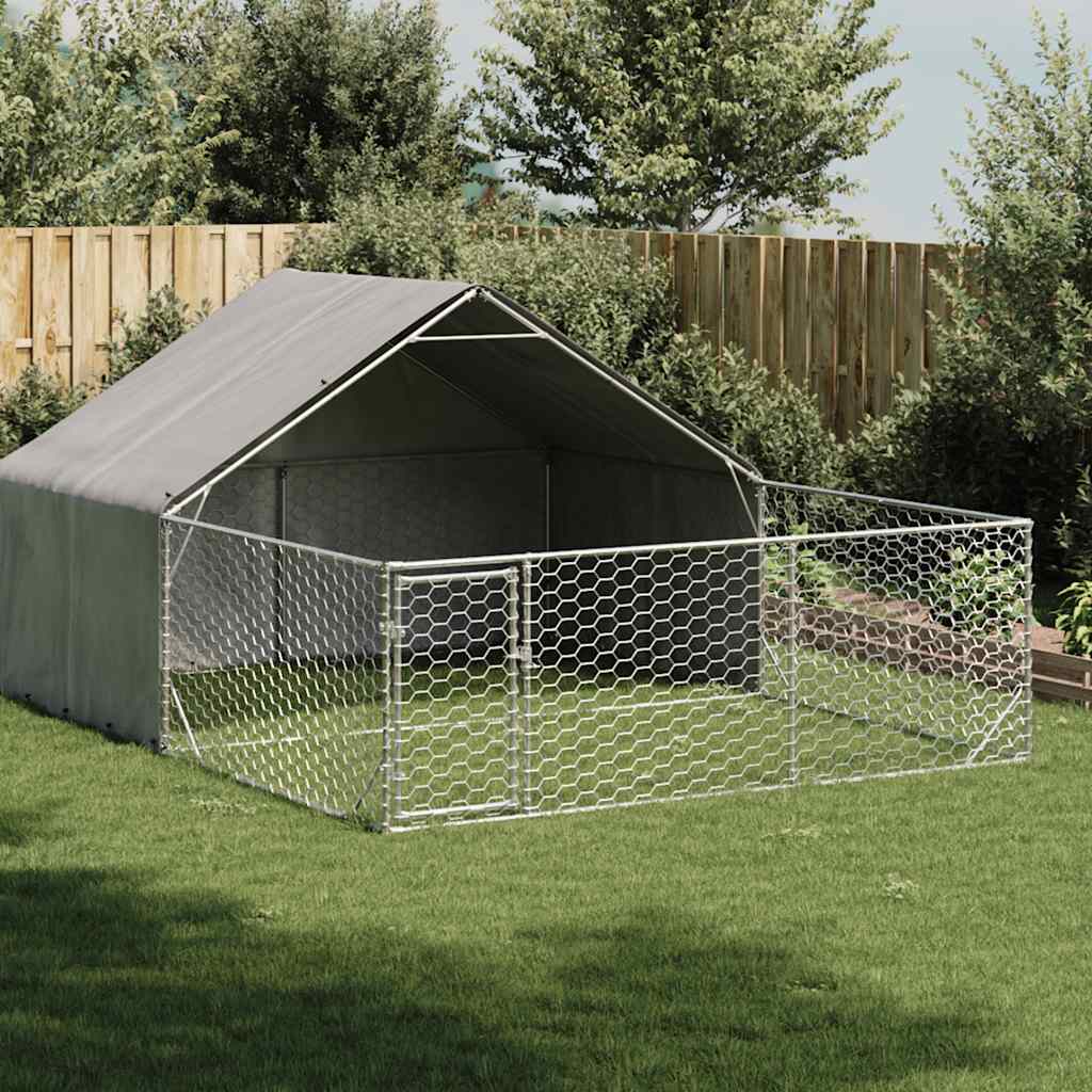 Āra Suņu Audzētava Ar Skrējienu, 6X2X1,5 M, Cinkots Tērauds