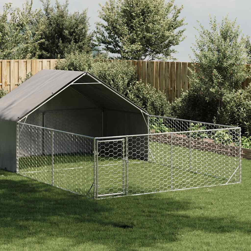 Āra Suņu Audzētava Ar Skrējienu, 6X2X1,5 M, Cinkots Tērauds