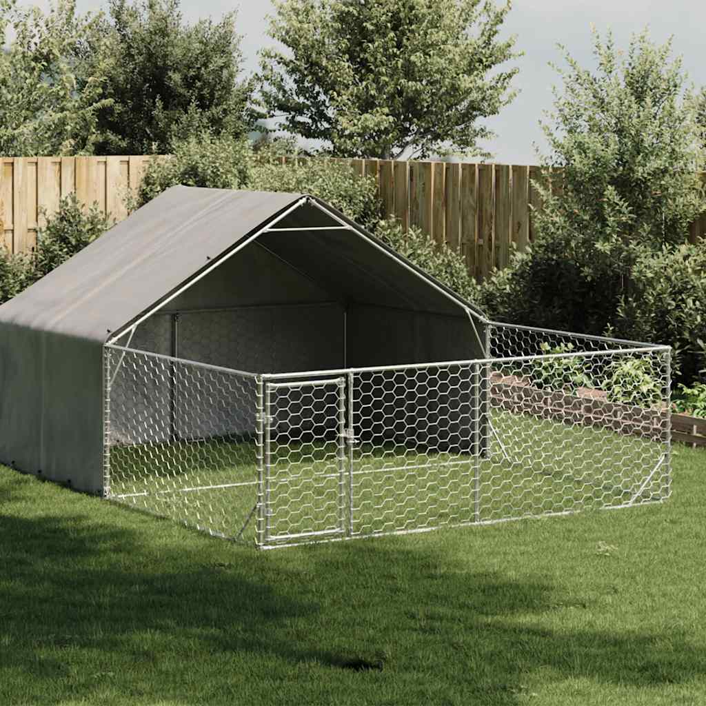 Āra Suņu Audzētava Ar Skrējienu, 6X2X1,5 M, Cinkots Tērauds