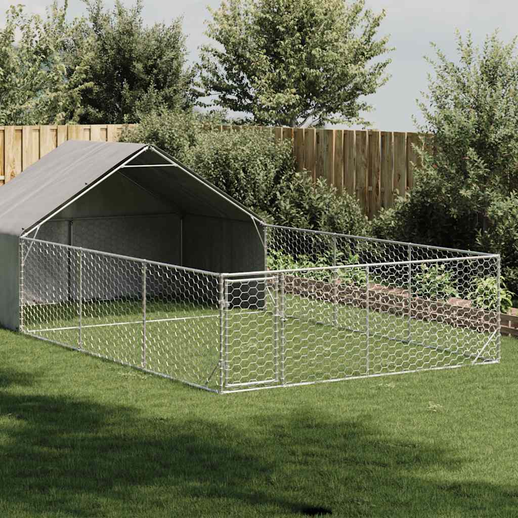 Āra Suņu Audzētava Ar Skrējienu, 6X2X1,5 M, Cinkots Tērauds