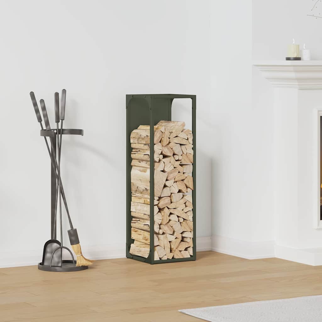 Malkas Plaukts Olive Green 25X25X60 Cm Auksti Velmēts Tērauds