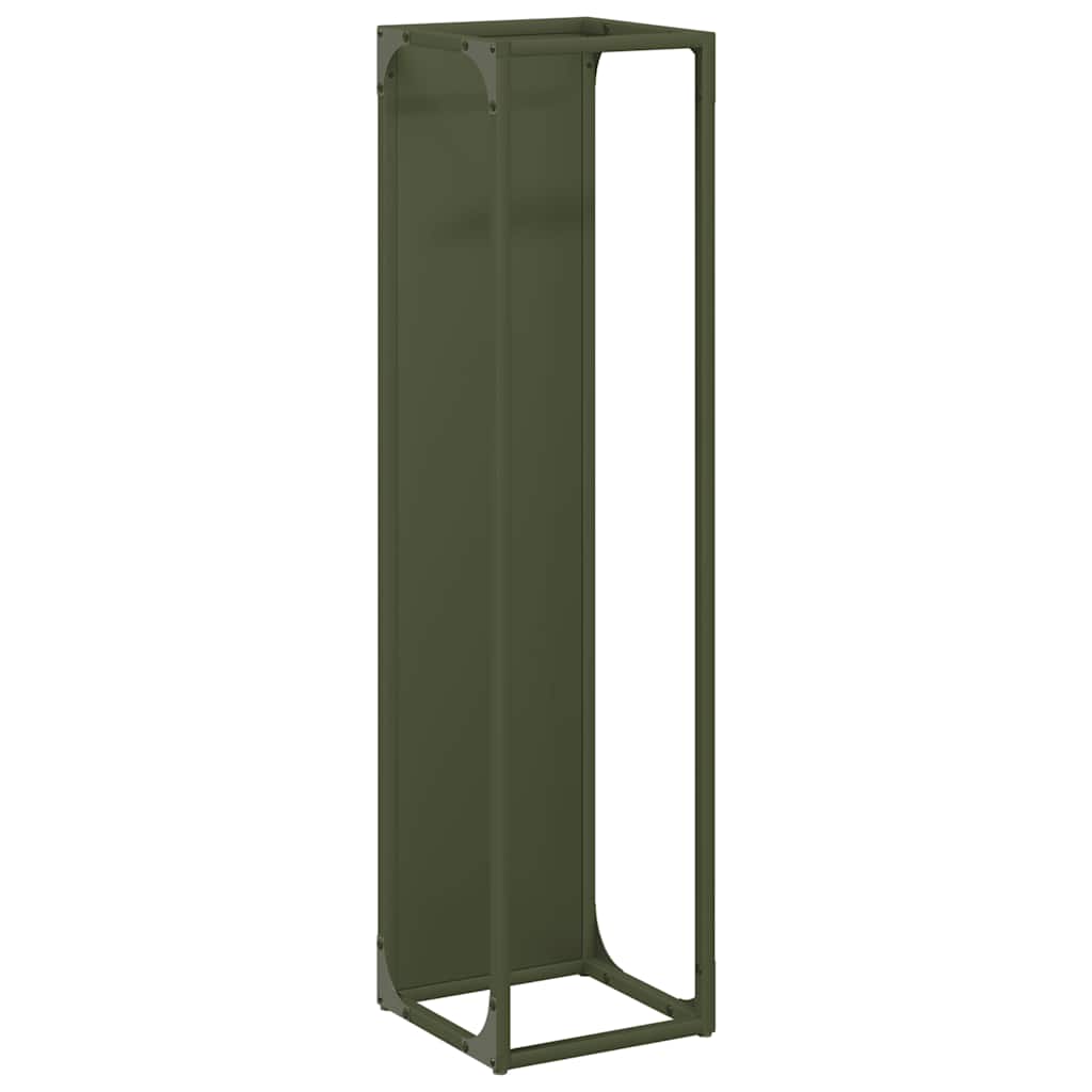 Malkas Plaukts Olive Green 25X25X60 Cm Auksti Velmēts Tērauds