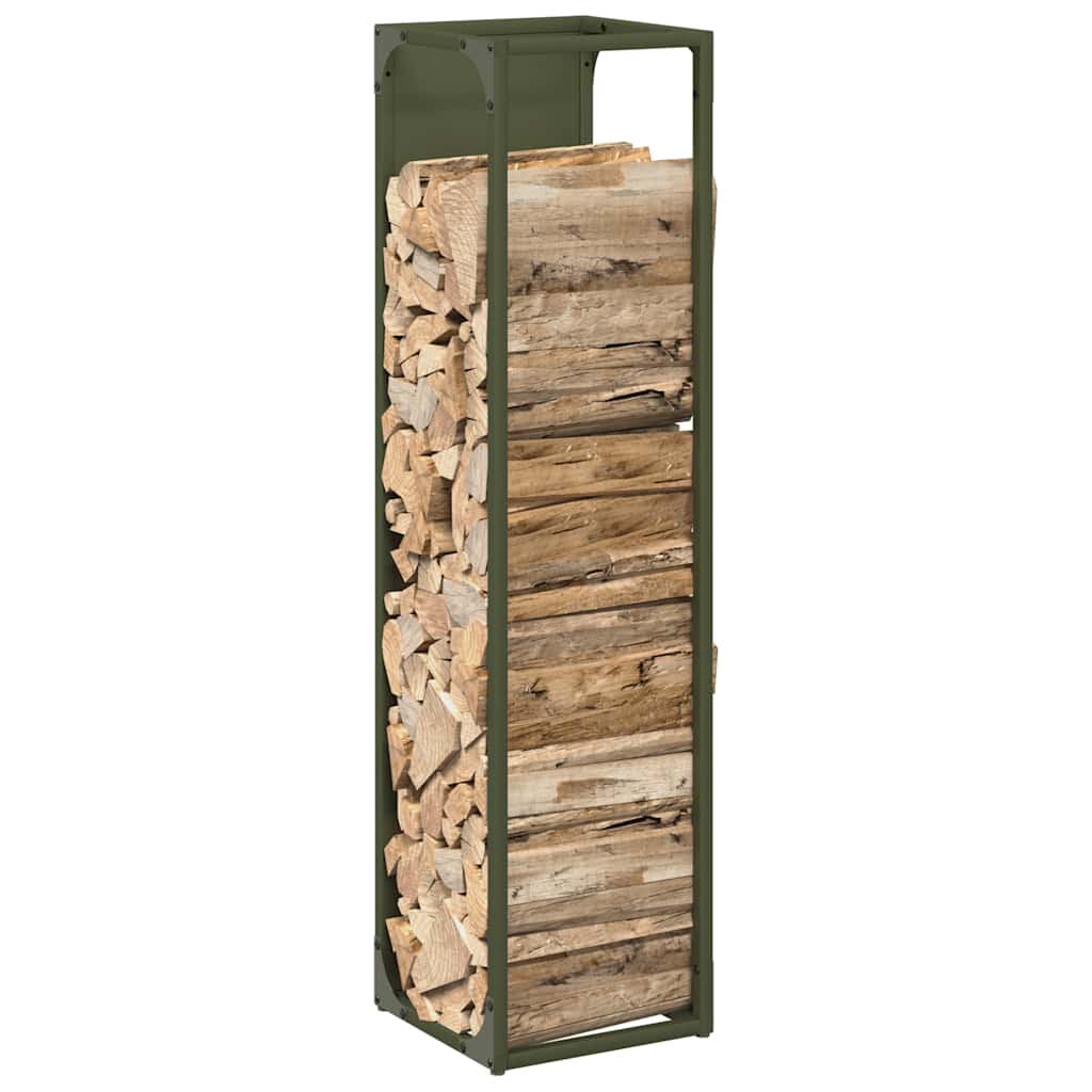 Malkas Plaukts Olive Green 25X25X60 Cm Auksti Velmēts Tērauds