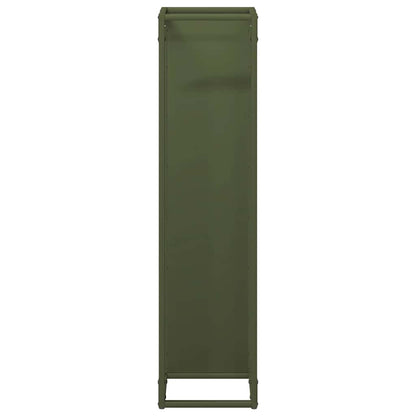 Malkas Plaukts Olive Green 25X25X60 Cm Auksti Velmēts Tērauds