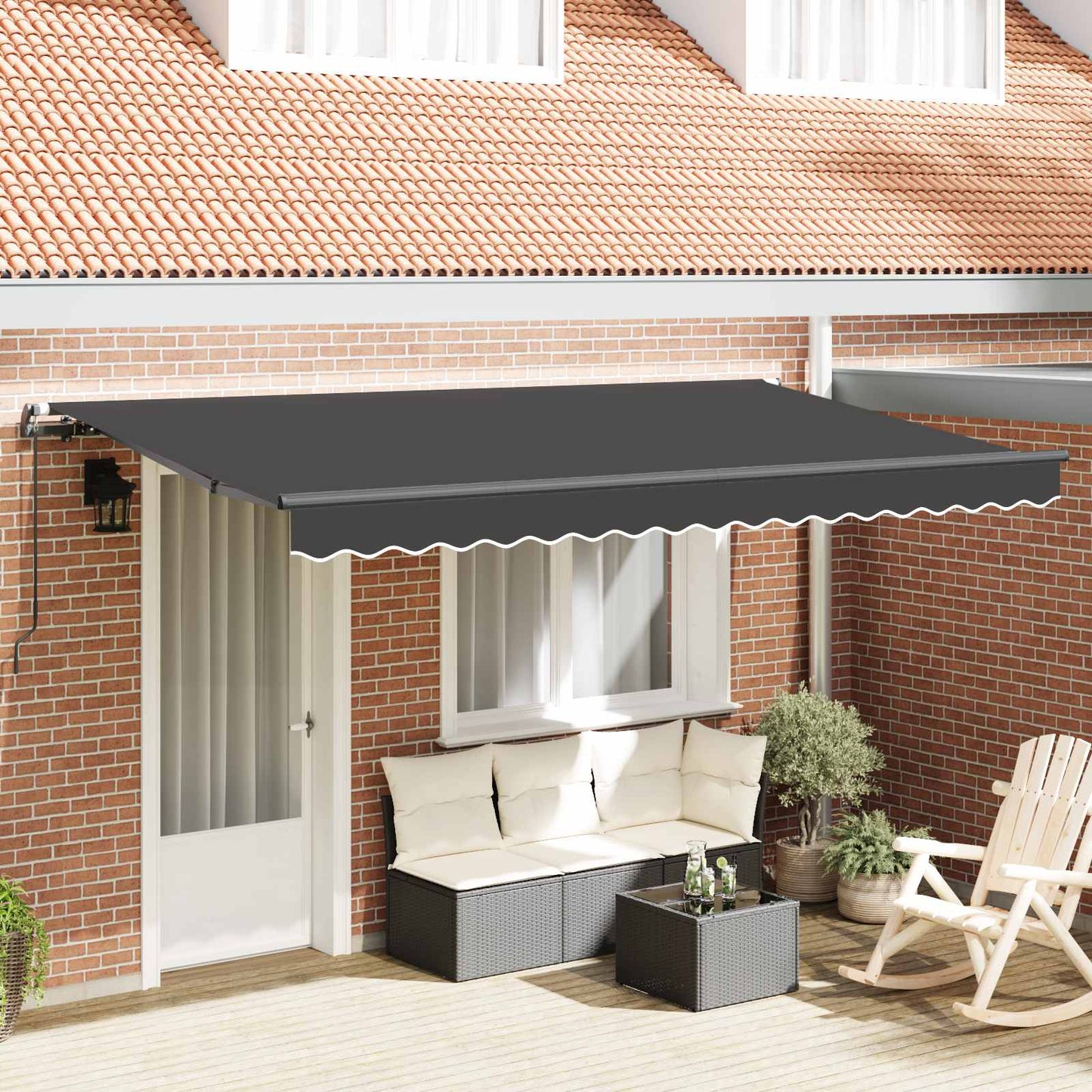 Nolokāms Markīze Zila 350 X 200 Cm Audums