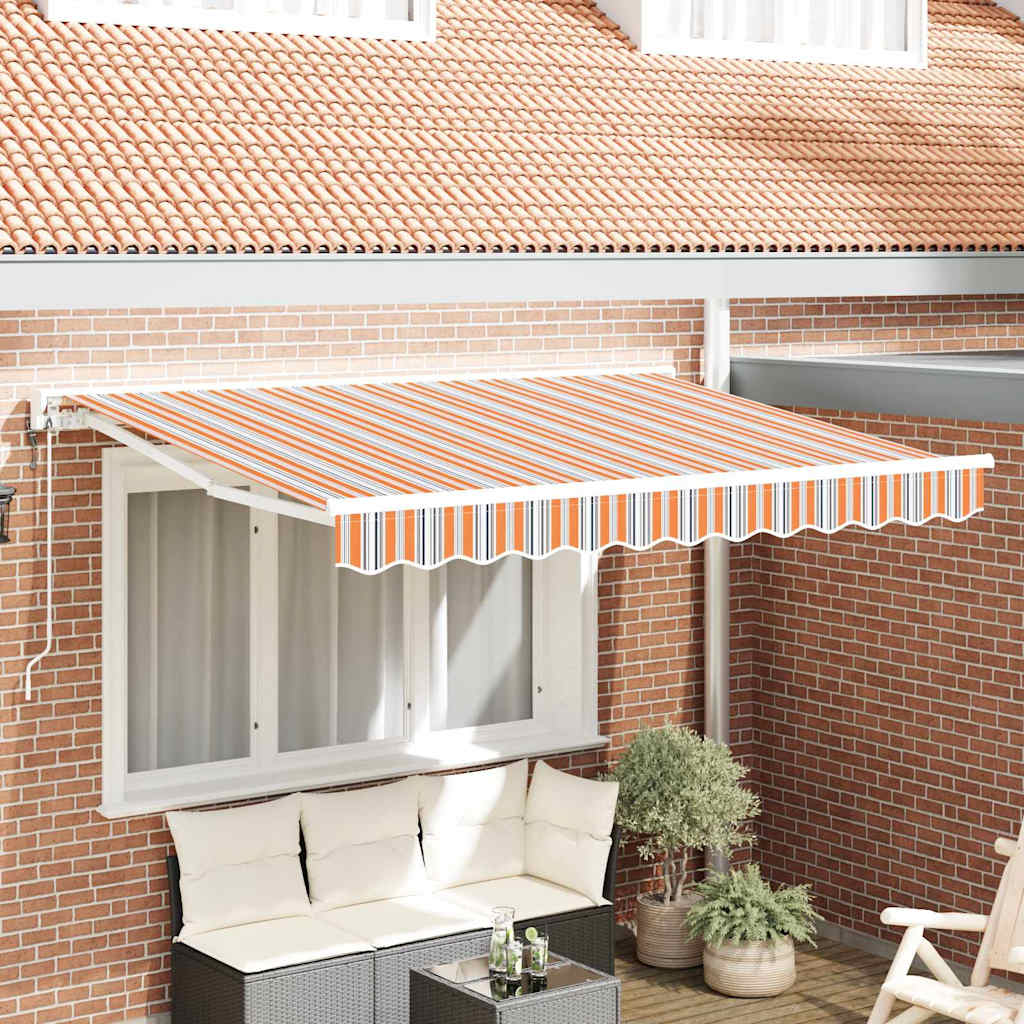 Pārklājuma Struktūra Zila Un Oranža 350 X 250 Cm