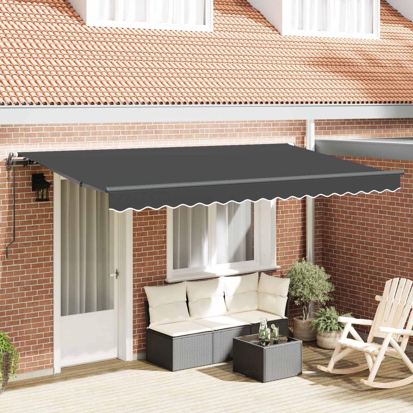 Nolokāms Markīze Zila 350 X 200 Cm Audums