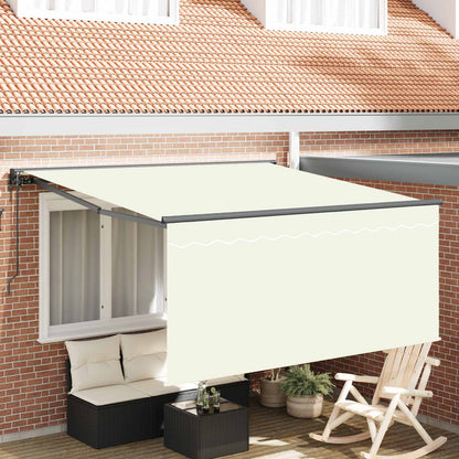Nolokāms Markīze Krēmkrāsa 300 X 250 Cm Poliesters Un Alumīnijs