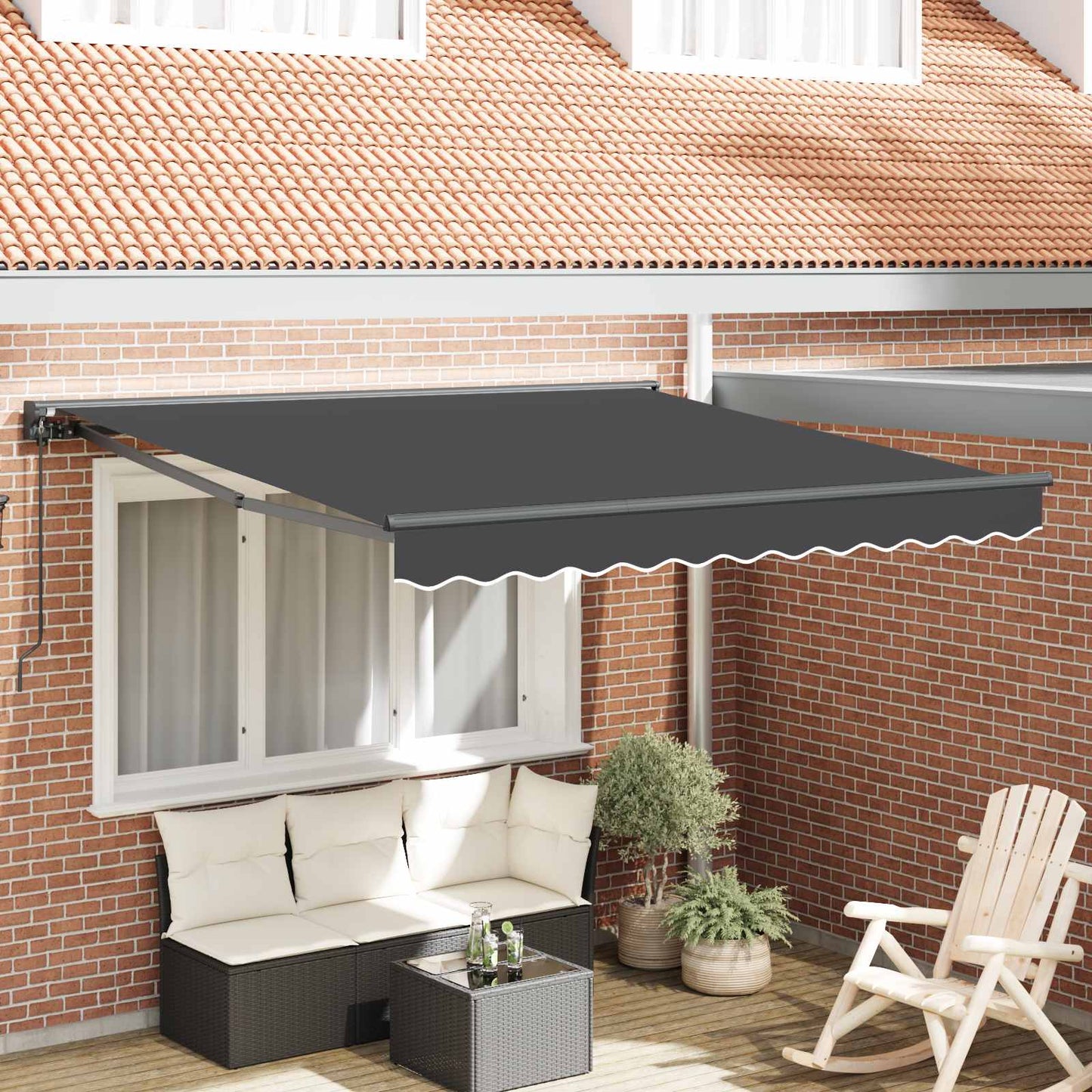 Pārklājuma Struktūra Zila Un Oranža 350 X 250 Cm