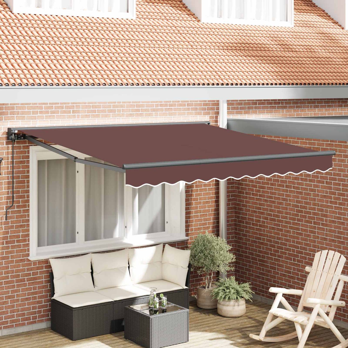 Pārklājuma Struktūra Zila Un Oranža 350 X 250 Cm