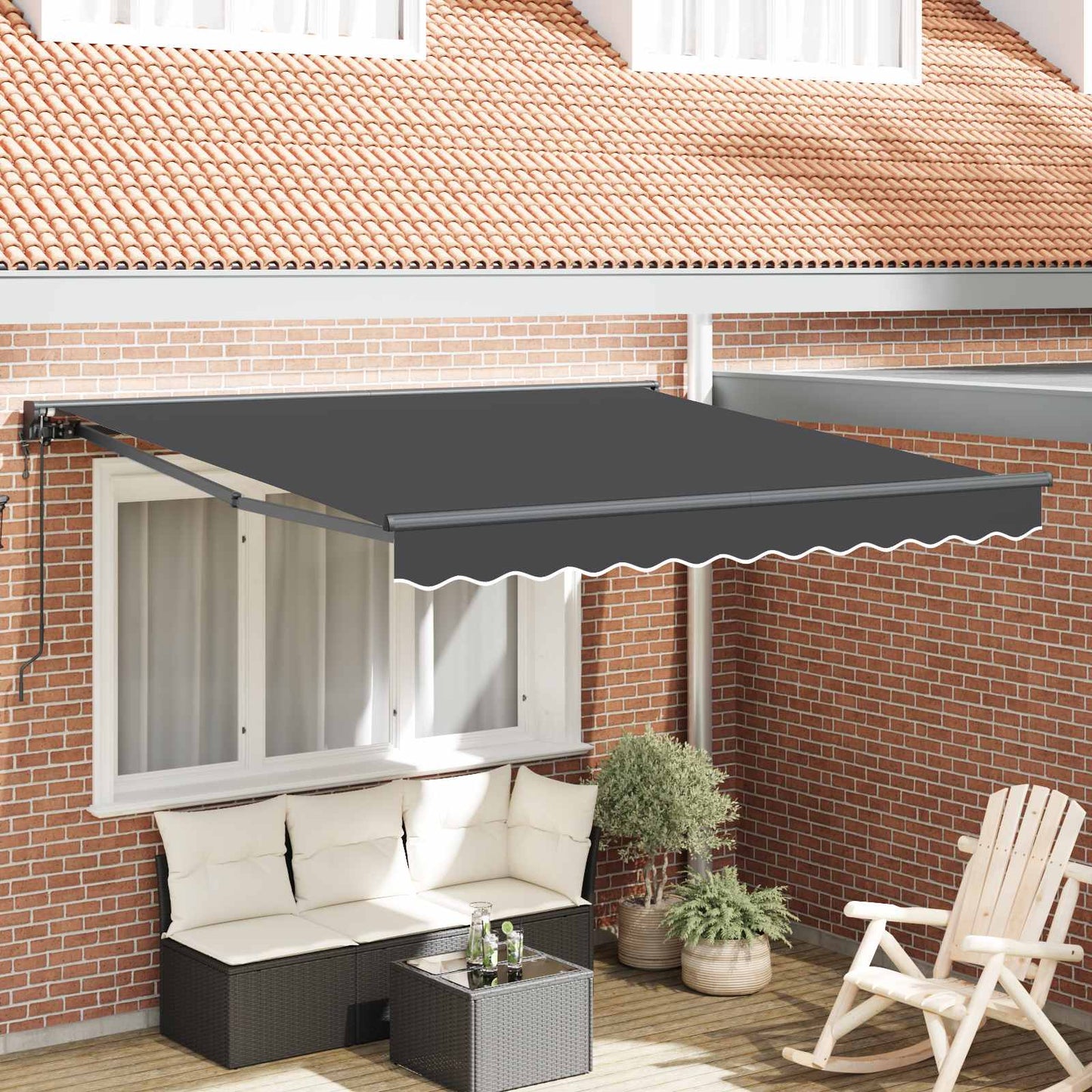 Pārklājuma Struktūra Zila Un Oranža 350 X 250 Cm
