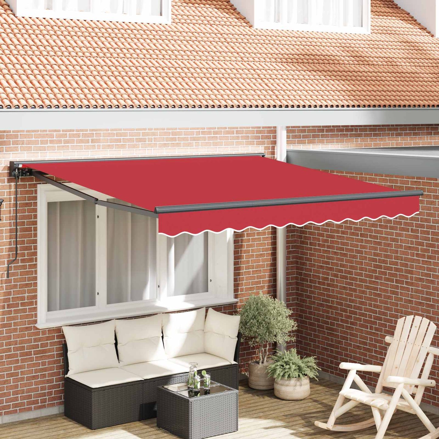 Pārklājuma Struktūra Zila Un Oranža 350 X 250 Cm