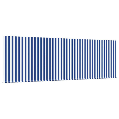 Nolokāms Markīze Zila Un Balta 400 × 300 Cm