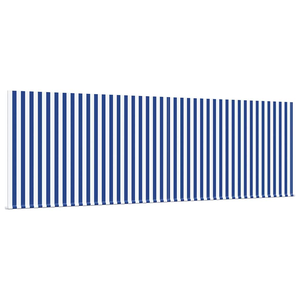 Nolokāms Markīze Zila Un Balta 400 × 300 Cm