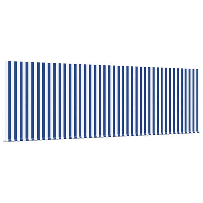 Nolokāms Markīze Zila Un Balta 400 × 300 Cm