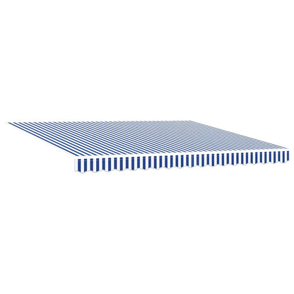 Nolokāms Markīze Zila Un Balta 400 × 300 Cm