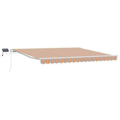 Nolokāms Markīze Daudzkrāsains 400 × 300 Cm Audums Un Alumīnijs