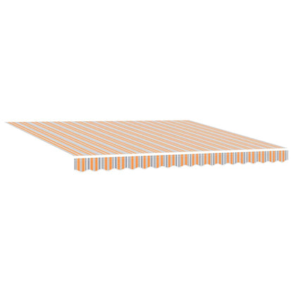 Nolokāms Markīze Daudzkrāsains 400 × 300 Cm Audums Un Alumīnijs