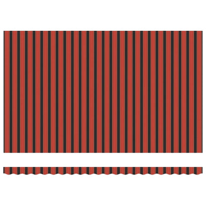 Nolokāms Markīze Oranžs Un Brūns 500 X 300 X 165 Cm