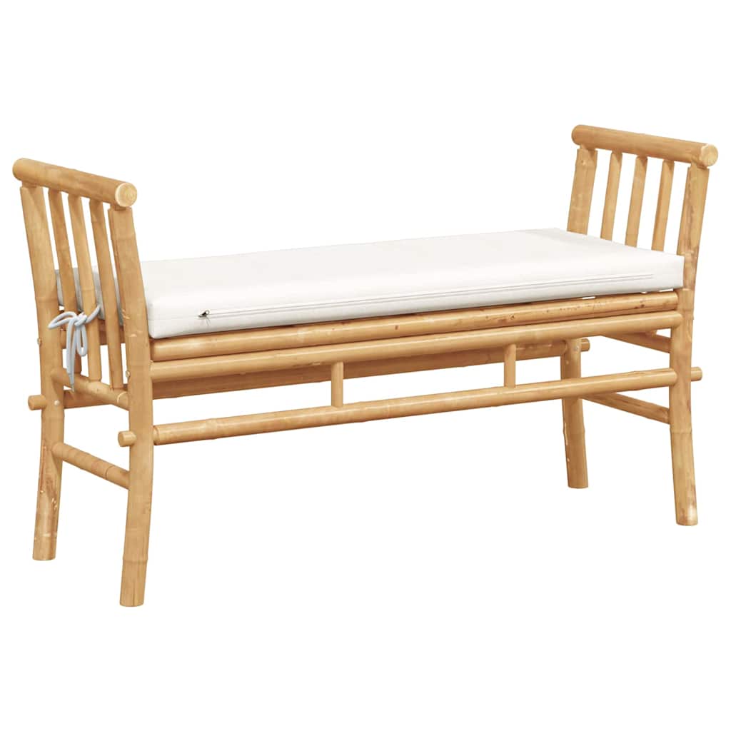 Dārza Sols 2 -Seater 110 X 38 X 65Cm Bambuss Brūna Taisnstūra