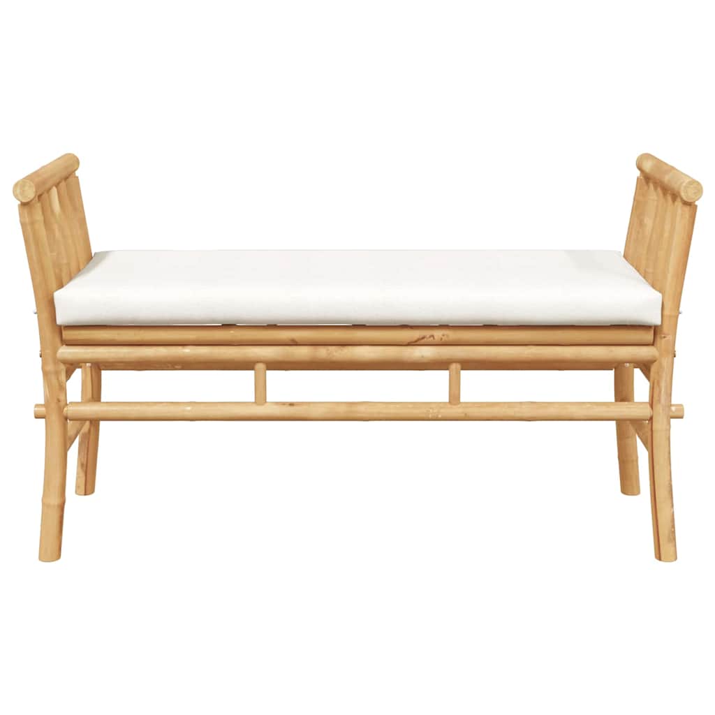 Dārza Sols 2 -Seater 110 X 38 X 65Cm Bambuss Brūna Taisnstūra