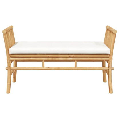 Dārza Sols 2 -Seater 110 X 38 X 65Cm Bambuss Brūna Taisnstūra