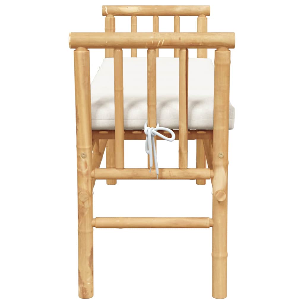 Dārza Sols 2 -Seater 110 X 38 X 65Cm Bambuss Brūna Taisnstūra